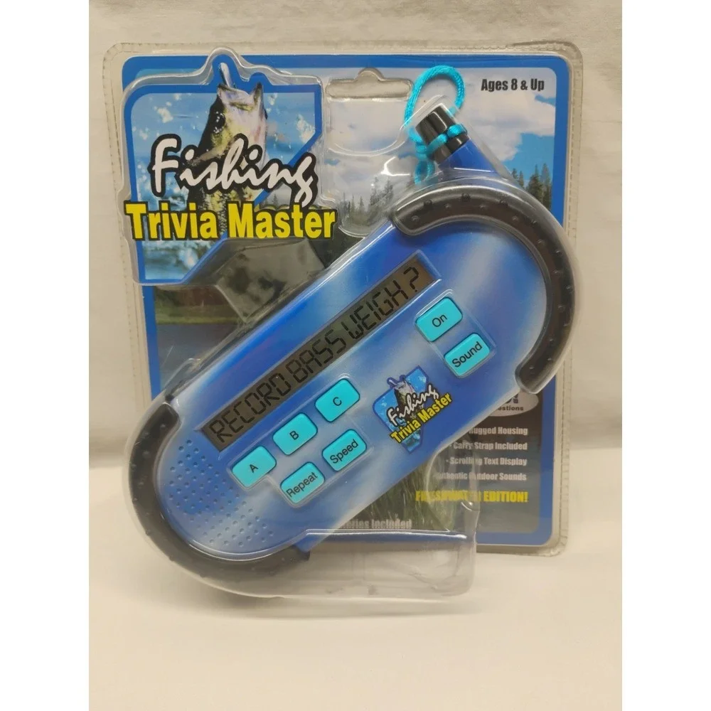 NIP Fishing Trivia Master 500+ Questions Freshwater Edition‎ Handheld Game